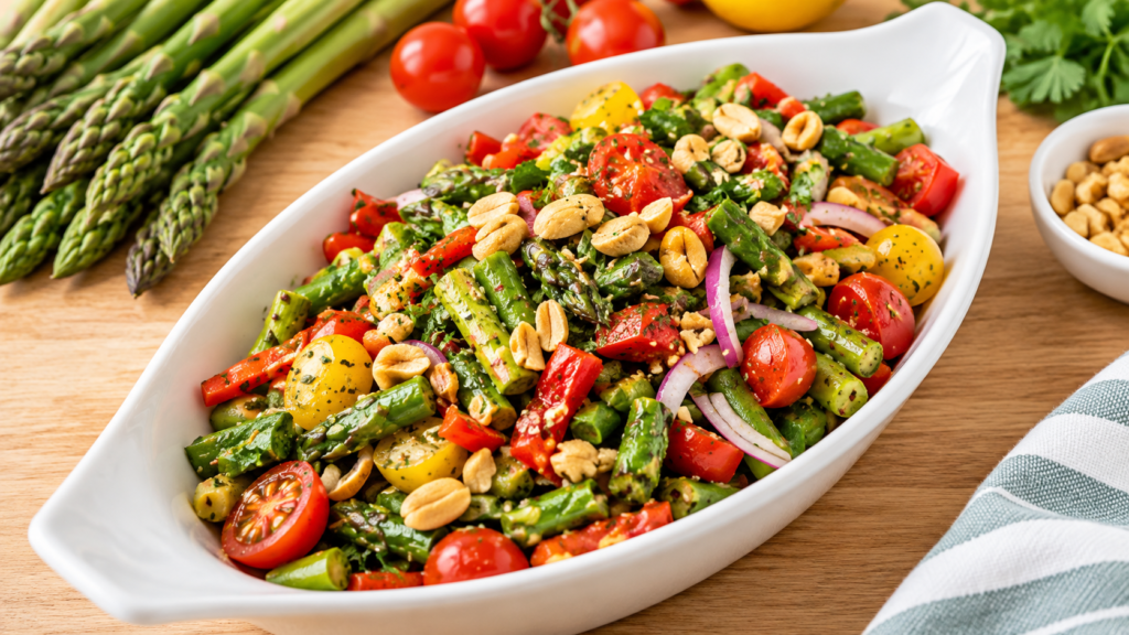 A Quiet Meal Made With Asparagus and Simple Veggies
